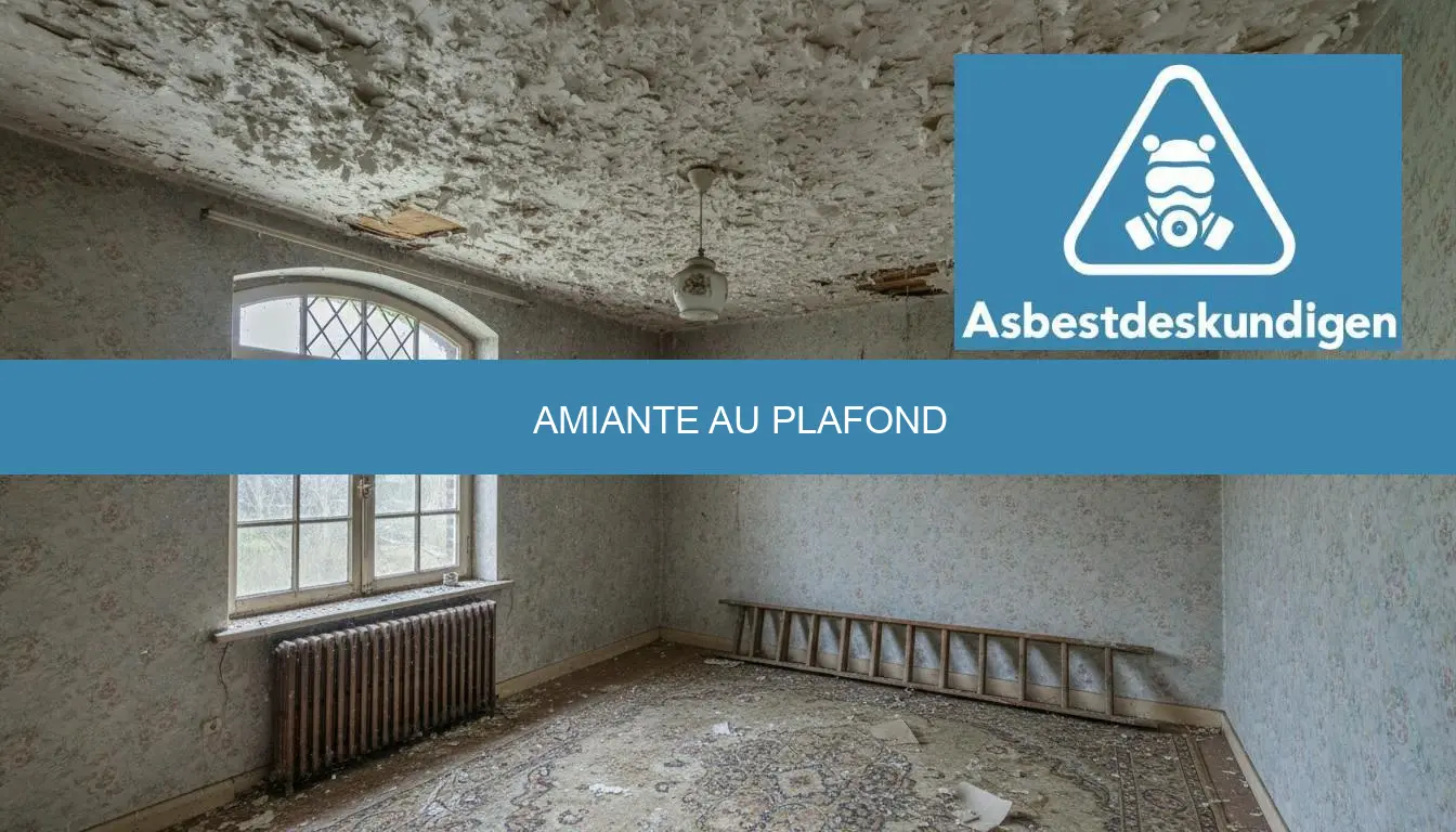 Amiante au plafond : danger, prix et obligations