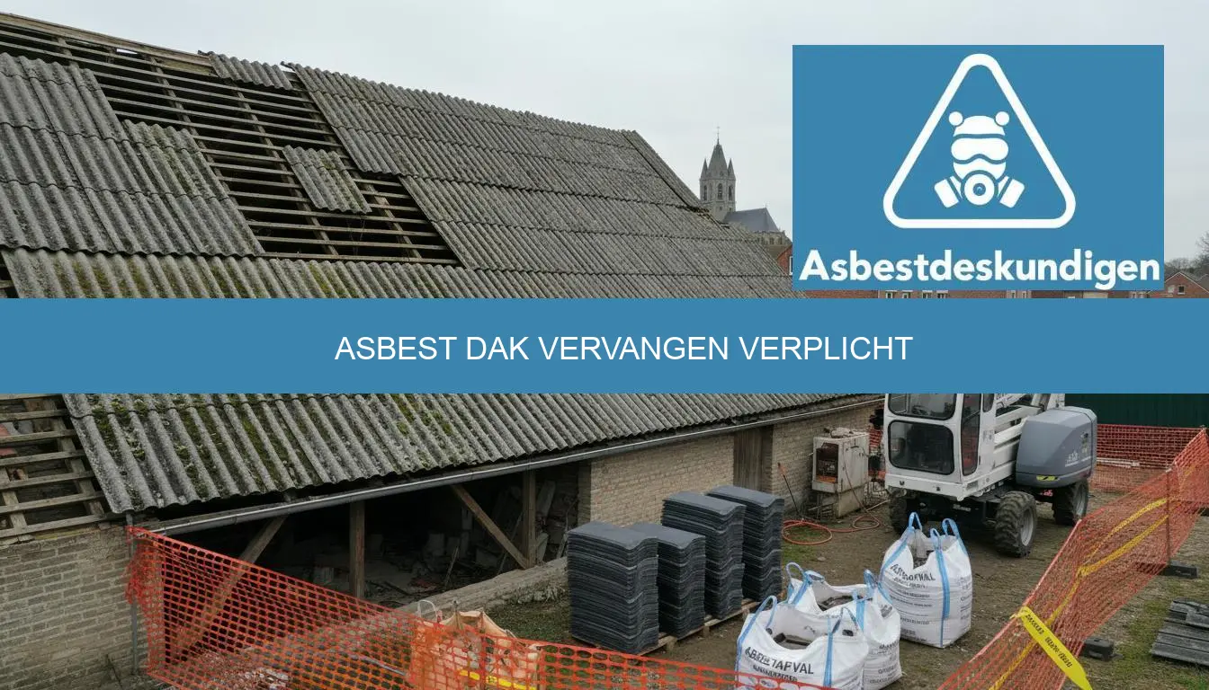 Asbest dak vervangen verplicht in België?