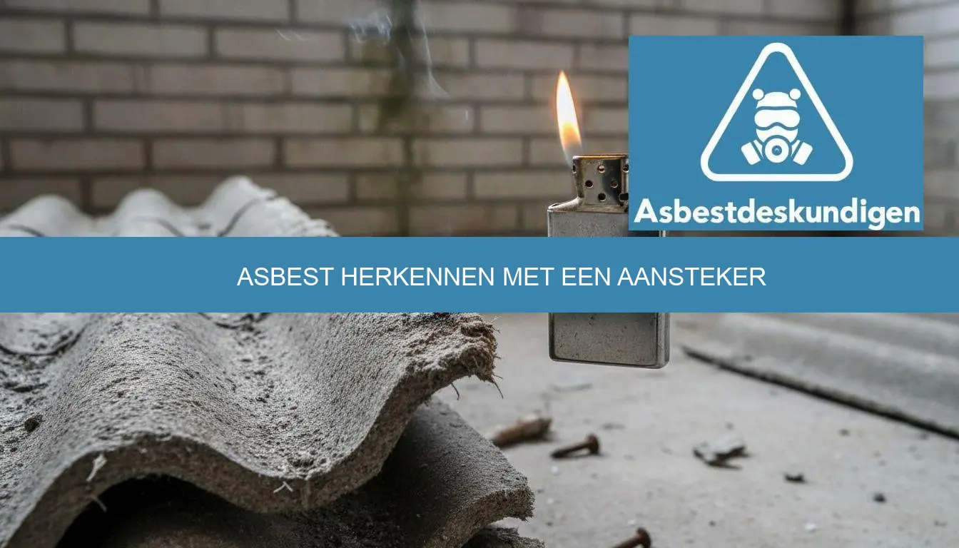 Asbest herkennen met een aansteker: betrouwbaar?