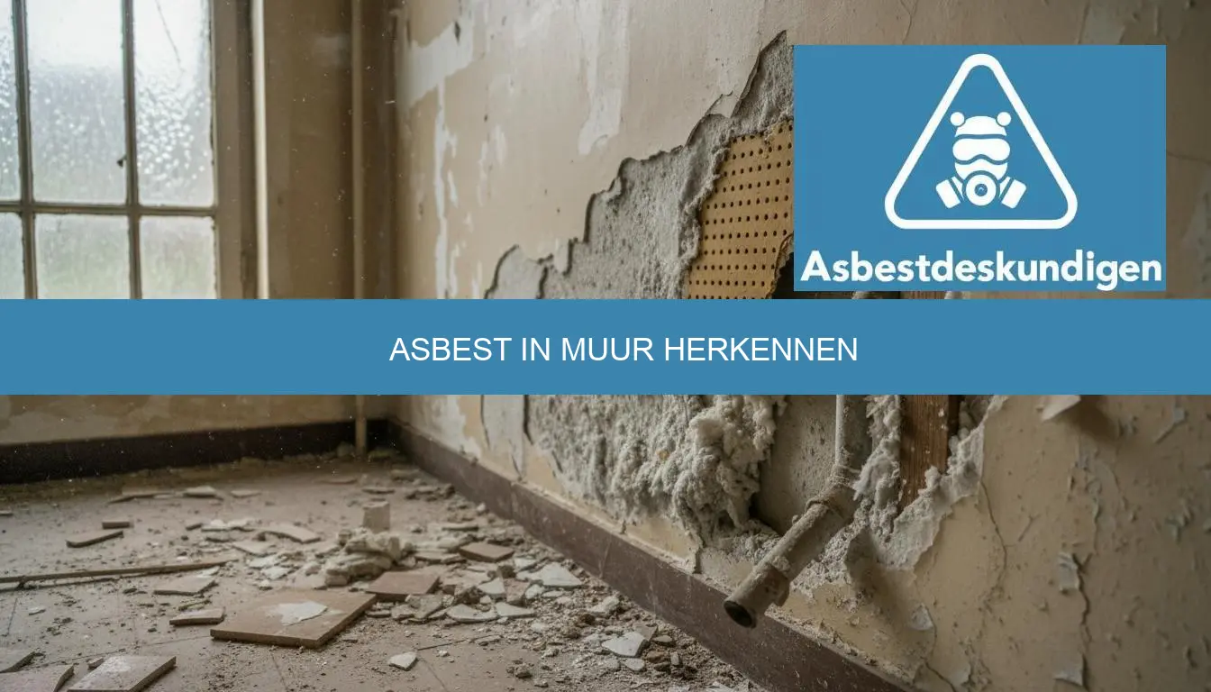 Asbest in muur herkennen | Controle & Wetgeving