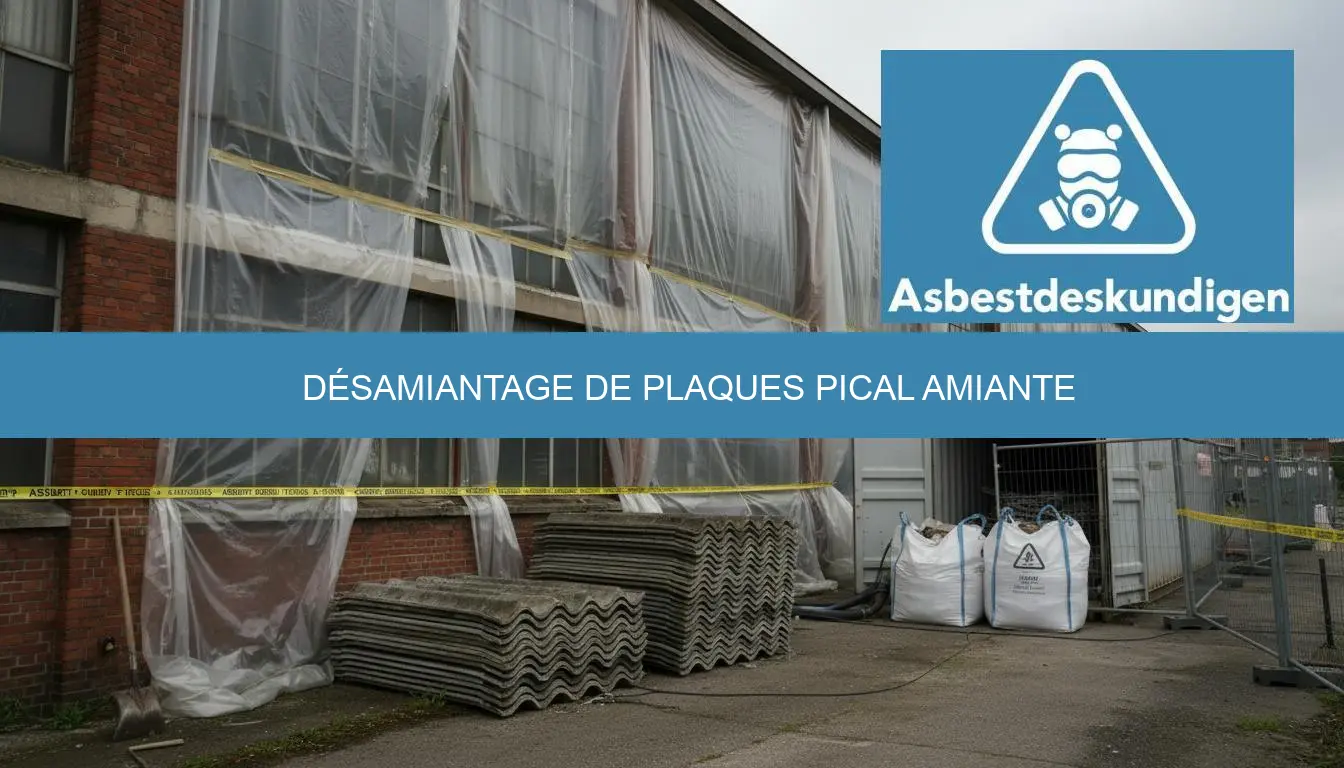 Désamiantage de plaques Pical amiante