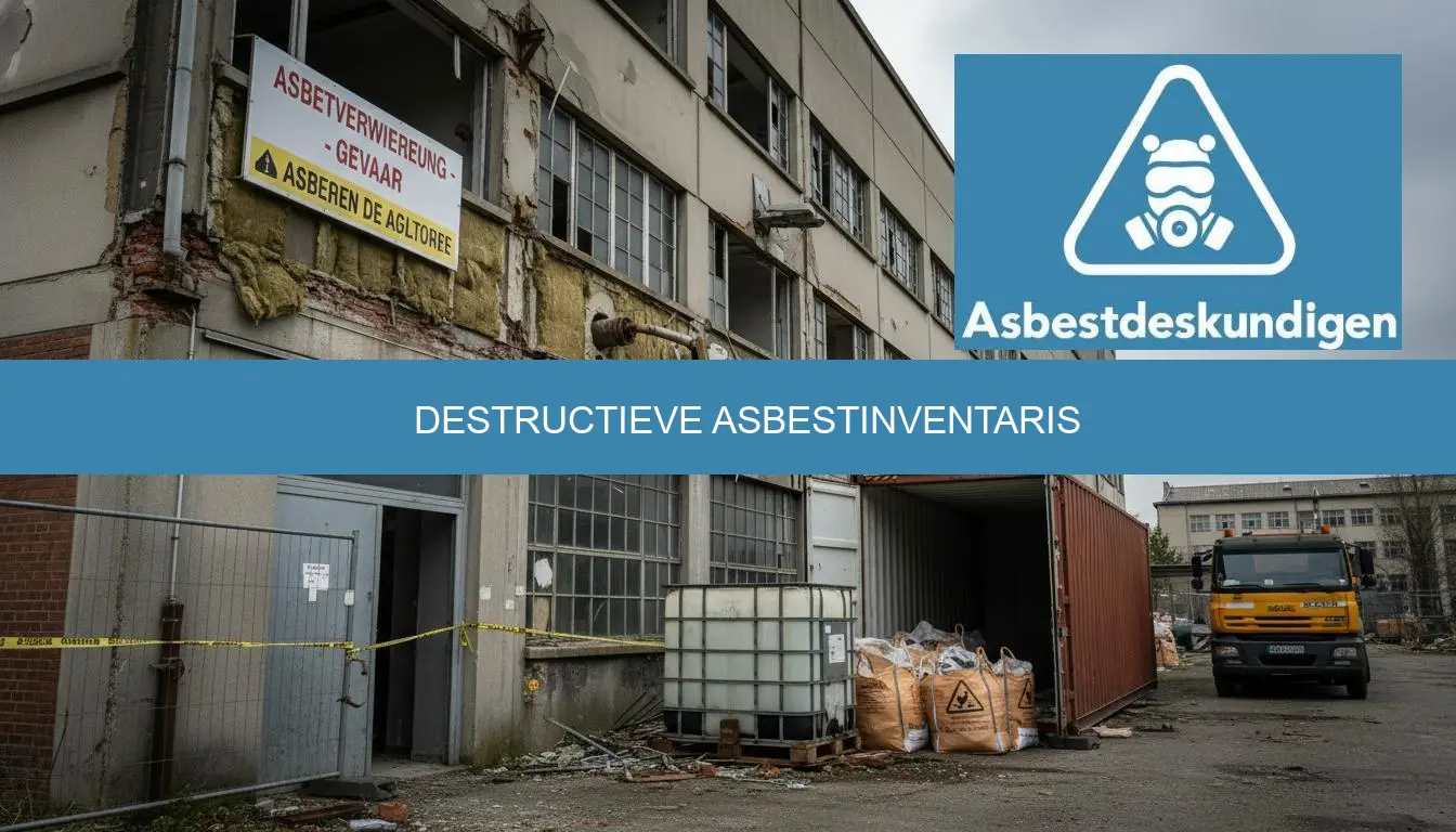 Destructieve asbestinventaris verplicht bij renovatie