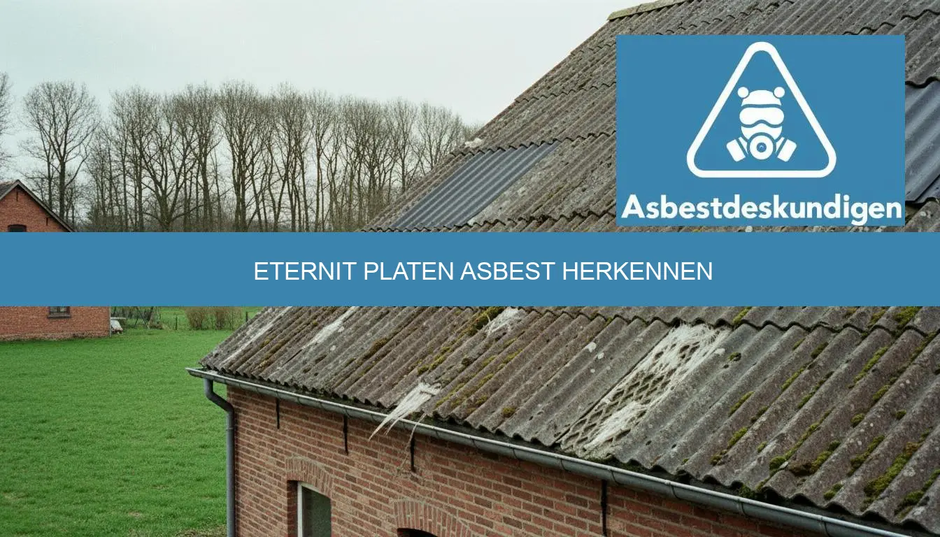 Eternit platen asbest herkennen en testen