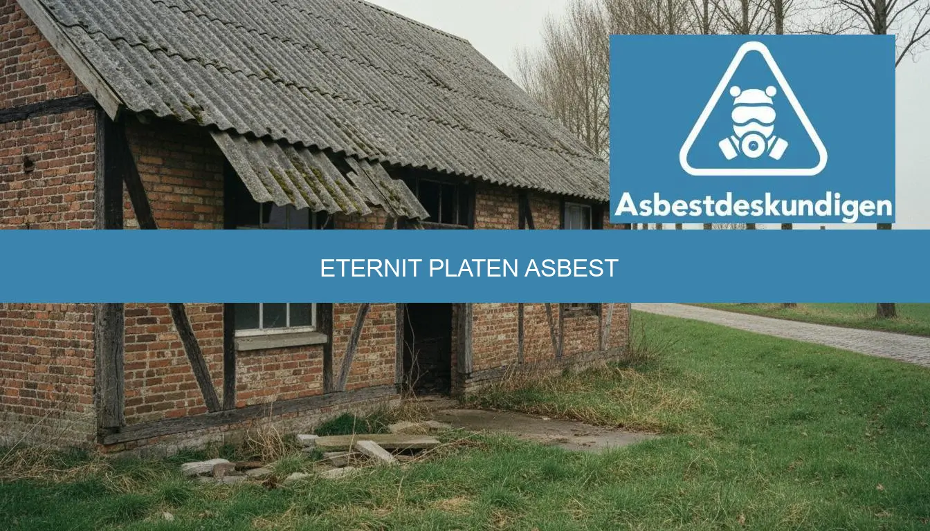Eternit platen asbest herkennen en verwijderen