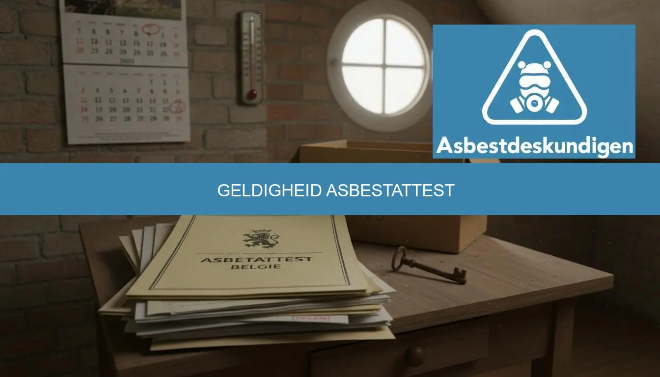 Geldigheid asbestattest 2026: termijnen & regels