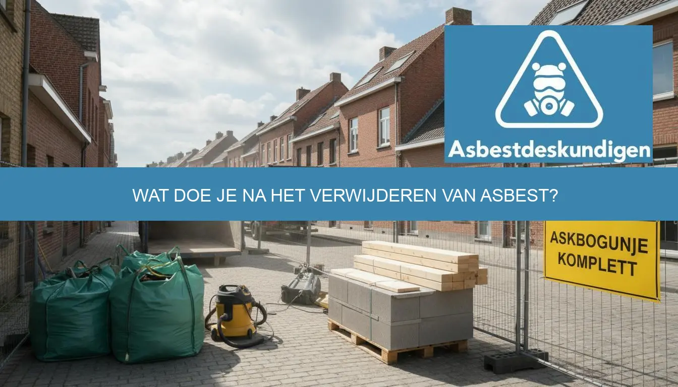 Wat doe je na het verwijderen van asbest?